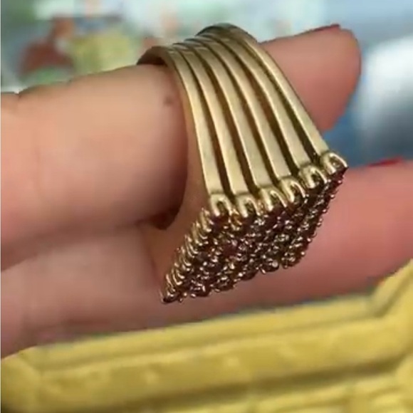 14k Gold and Garnet Rings - set of 3 - Picture 3 of 12